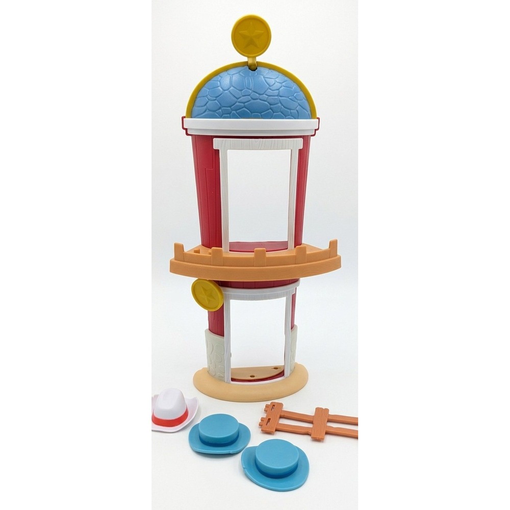 Disney Jr Dino Ranch Replacement Parts - Clubhouse Tower, Fence Panel, 3 Hats